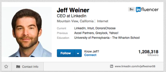 What is an Influencer on Linkedin?